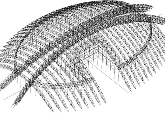 steel stadium structure