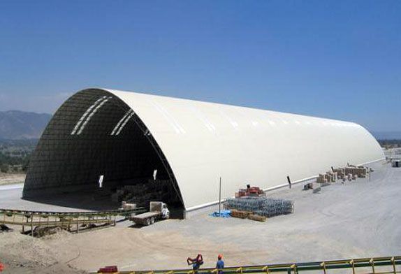 large span coal shed