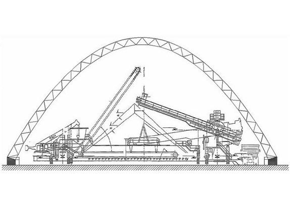 Long Span Coal Shed