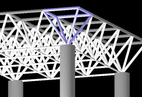 pipe truss structure