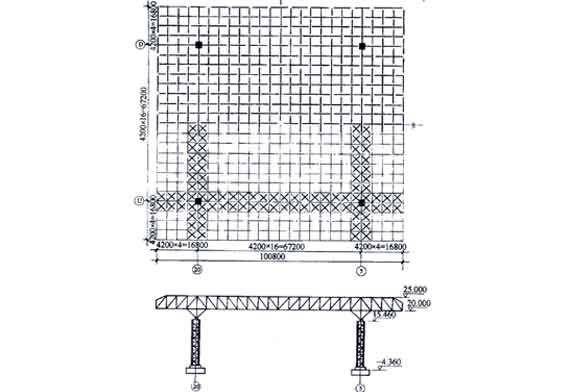 Comprehensive gymnasium space frame steel structure 