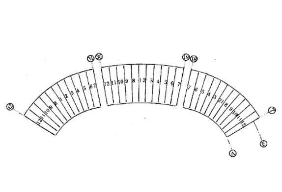 Installation sequence of canopy steel structure