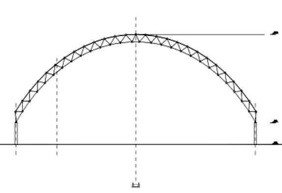 Orthogonal square square square pyramid  space frame