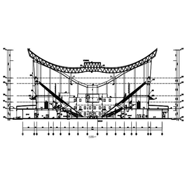 stadium steel roof structure