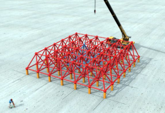 Space frame expansion splicing