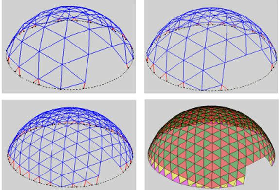 glass dome structure