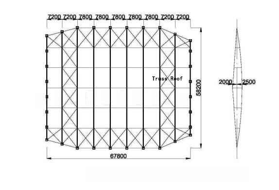 steel truss roof