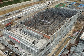 railway station steel structure