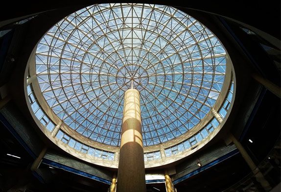 Glass Dome Skylight Construction