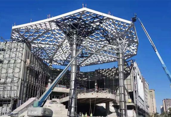 steel structure mall building
