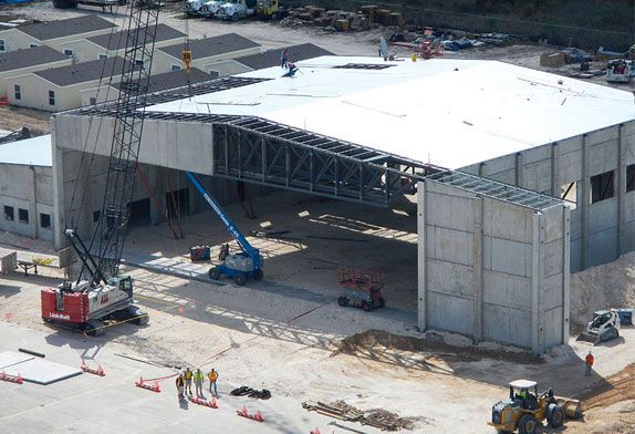 Arched Roof Hangar Engineering 