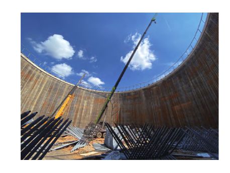 Installation of the toroidal welded ball and its docking with the bolt ball