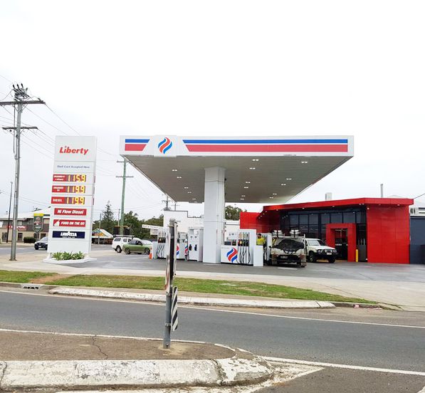 Australia Bolt Joint Modular Building Gas Station Canopy