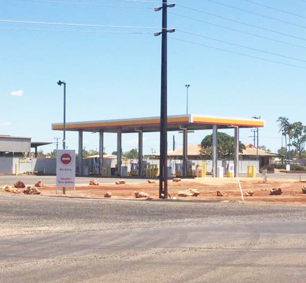 Australian Shell Steel Structure Gas Station Canopy