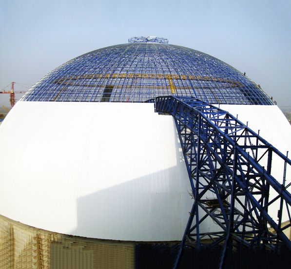 NanJing DaTang Power Plant Dome Bulk Coal Storage Shed