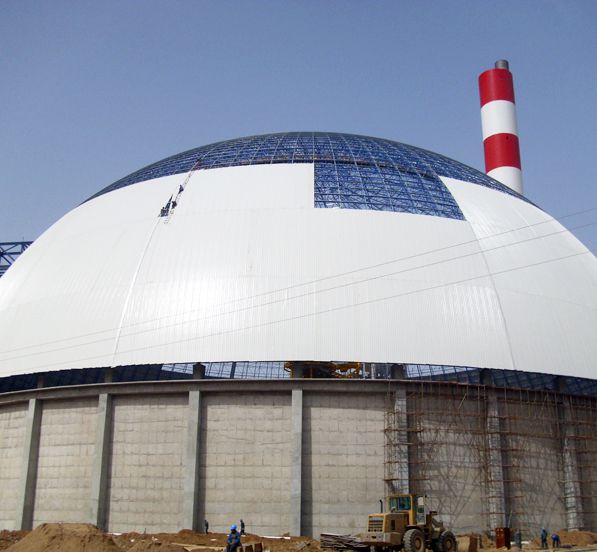 NanJing DaTang Power Plant Dome Bulk Coal Storage Shed