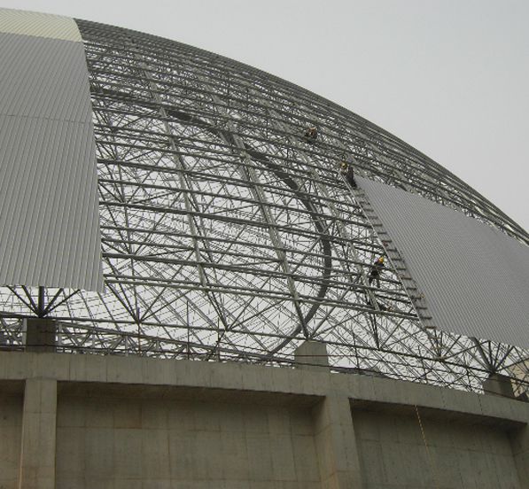 NanJing DaTang Power Plant Dome Bulk Coal Storage Shed