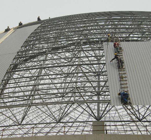 NanJing DaTang Power Plant Dome Bulk Coal Storage Shed