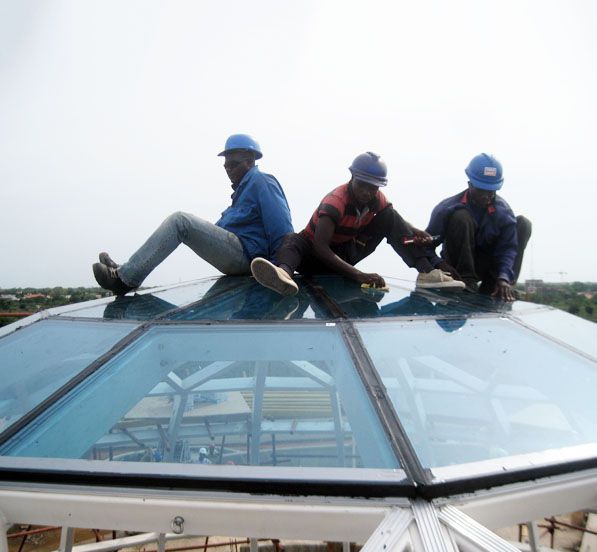 The Steel Structure Glass Dome Roof of Togo’s Presidential Palace