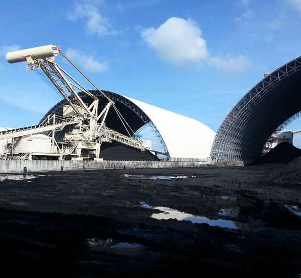 PHILIPPINE Power Plant Coal Storage Shed Large Span Space Frame Project