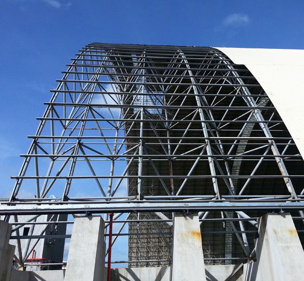 PHILIPPINE Power Plant Coal Storage Shed Large Span Space Frame Project