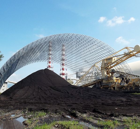 Philippine CALACA Power Plant Coal Storage Bunker Space Frame Project