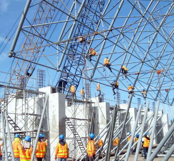 Philippine CALACA Power Plant Coal Storage Bunker Space Frame Project