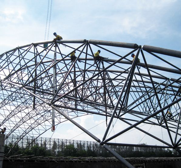 Philippine CALACA Power Plant Coal Storage Bunker Space Frame Project