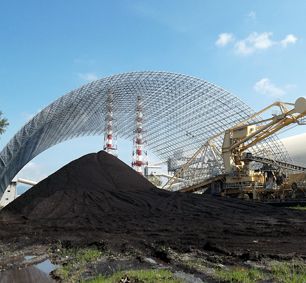 Philippine CALACA Power Plant Coal Storage Bunker Space Frame Project