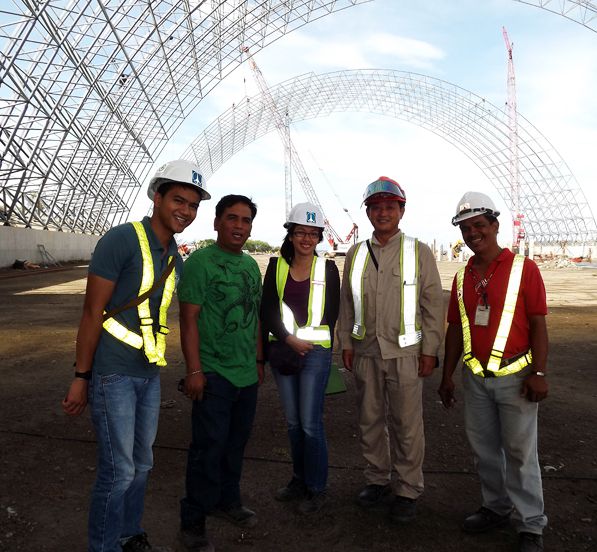 Philippine Putting Bato Power Plant Coal Storage Space Frame Project