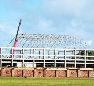 Philippine Semirara Space Frame Swimming Pool Roof