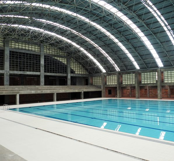 Philippine Semirara Space Frame Swimming Pool Roof