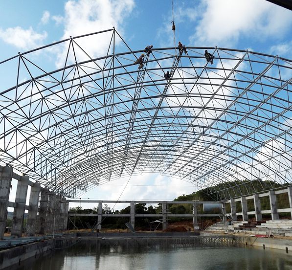 Philippine Semirara Space Frame Swimming Pool Roof