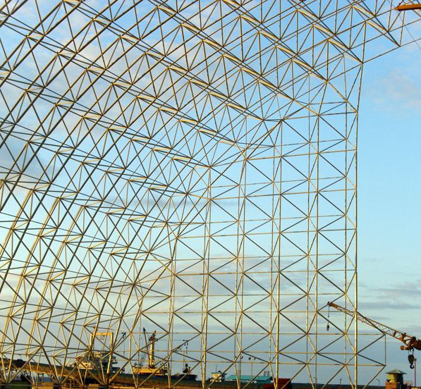 Philippine TOLEDO Barrel Space Frame Coal Storage Shed