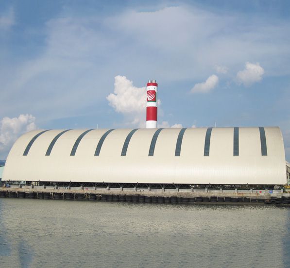 Philippine TOLEDO Barrel Space Frame Coal Storage Shed