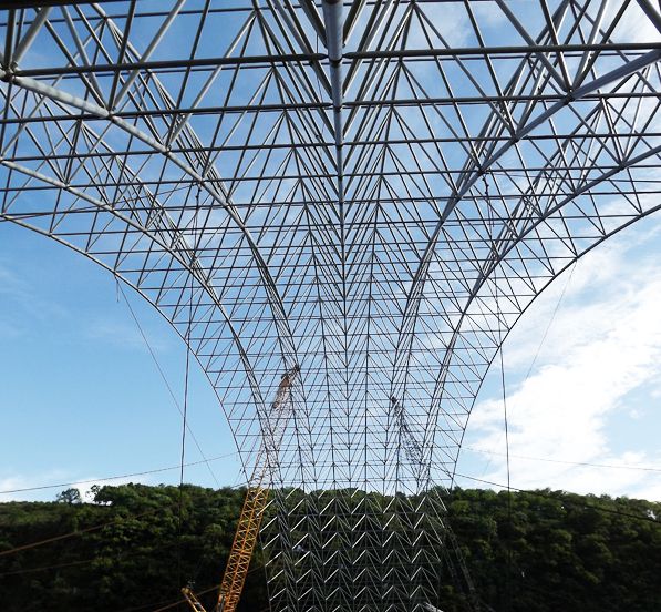 Philippines Semirara Large Span Roof Structure Space Frame Coal Shed