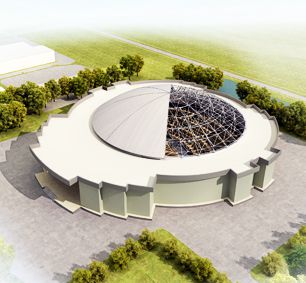 Togo Dome Space Frame Conference Hall Roof