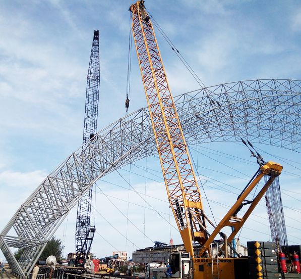 Philippines Semirara Large Span Roof Structure Space Frame Coal Shed