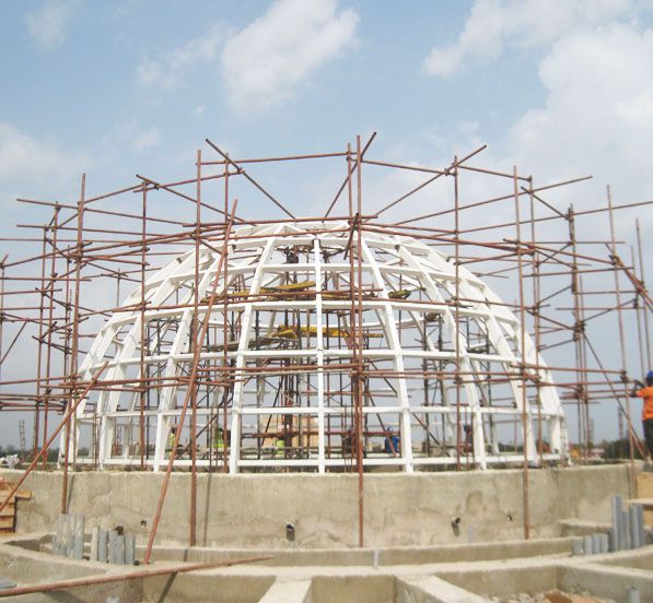 The Steel Structure Glass Dome Roof of Togo’s Presidential Palace