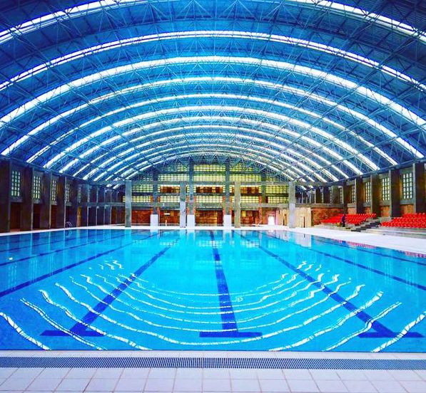 Philippine Semirara Space Frame Swimming Pool Roof