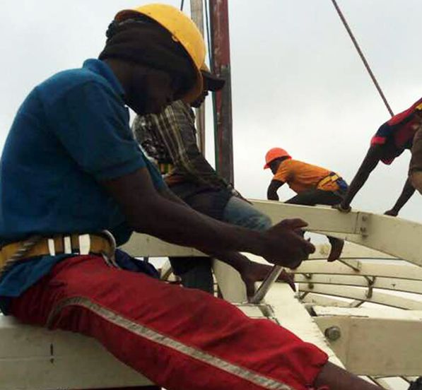 Nigeria Prefab Steel Structure Modern Church Glass Dome Roof