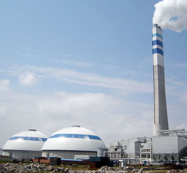 Dome Coal Storage System of Caojing Power Plant(2 sets)