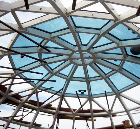 The Steel Structure Glass Dome Roof of Togo’s Presidential Palace