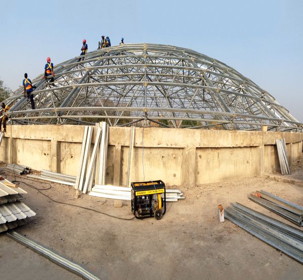 Togo Dome Space Frame Conference Hall Roof