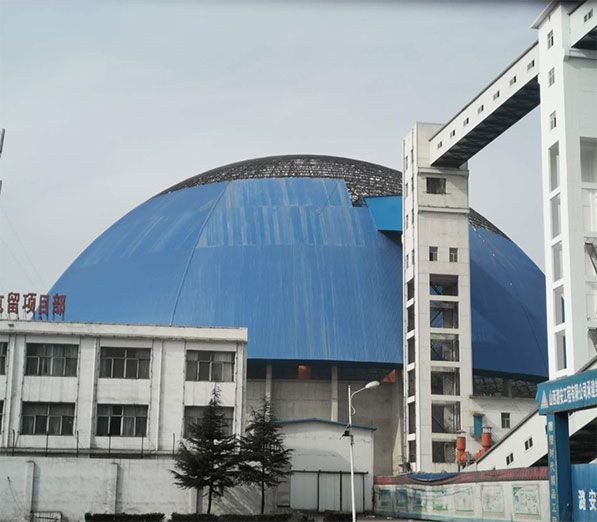 Closed Space Frame Dome Coal Storage Yard Project