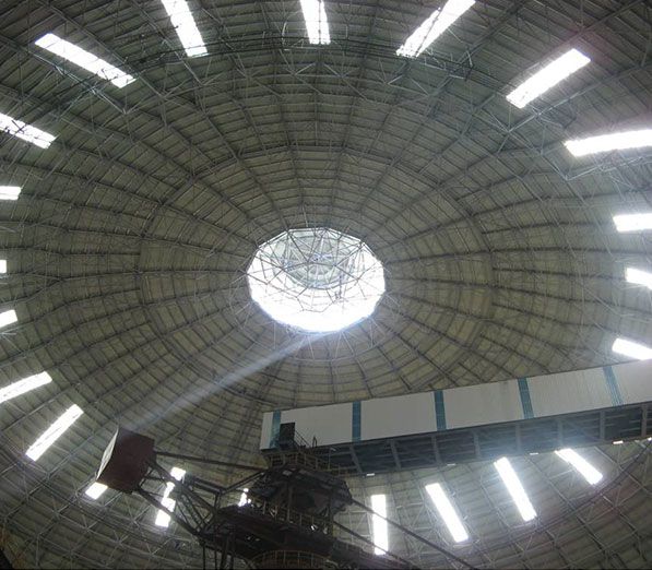 Dome Coal Storage Shed of Songyu Power Plant Space Frame Project