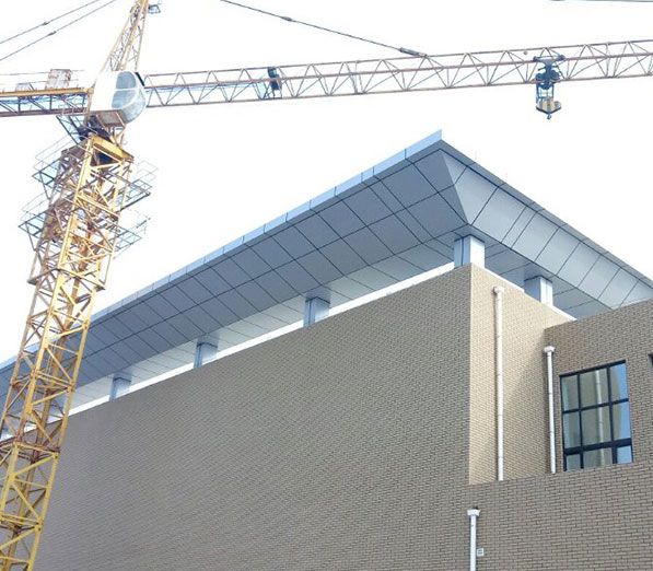 Gymnasium and Library Steel Structure Space Frame and Curtain Wall Project of Shenyang Mining Bureau Middle School Construction