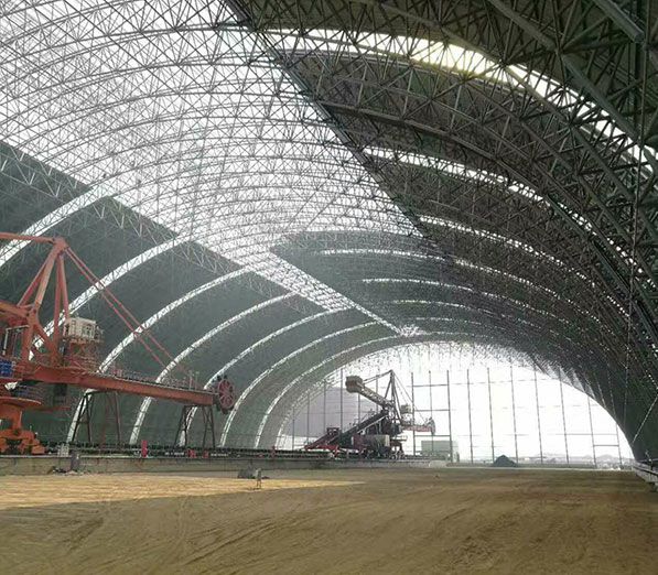 Jingneng Zhuozhou Thermal Power Plant Space Frame Roofing Project (140 meters spans )