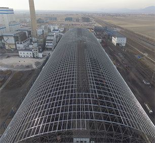 Jinshan Thermal Power Plant Coal Yard Fully Enclosed Renovation Project of Mengneng Group