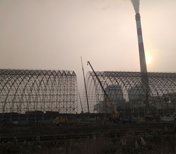 Jinshan Thermal Power Plant Coal Yard Fully Enclosed Renovation Project of Mengneng Group